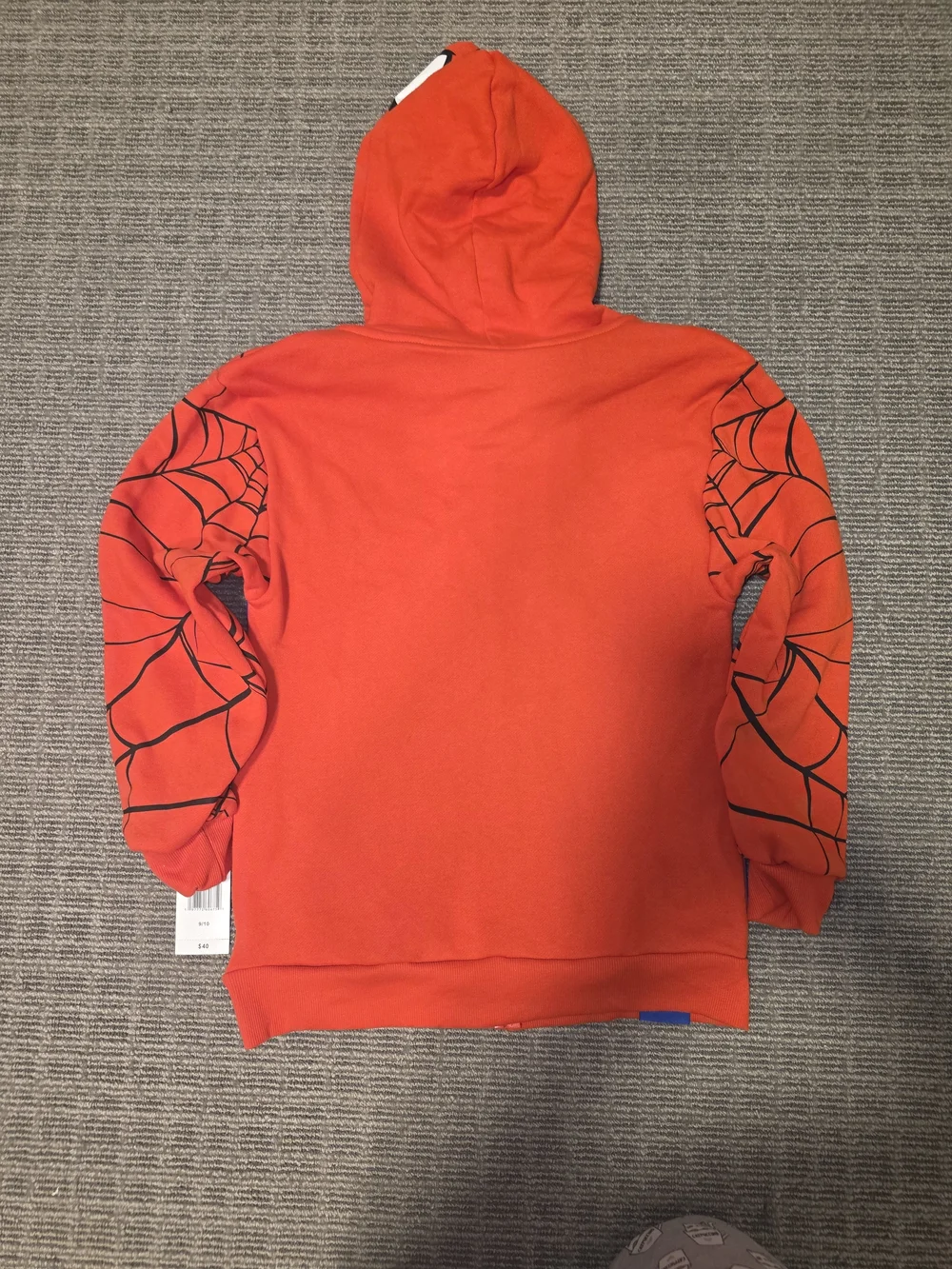 Marvel Kids Spider-Man Red & Blue Hoodie Costume Jacket - Picture 2 of 5